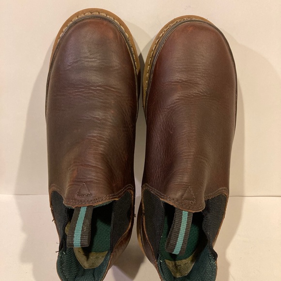 Georgia Boot Men’s Giant Romeo Brown Slip On Work Shoes Size 8 W - Picture 3 of 13